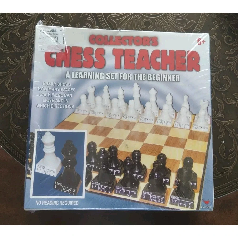 NIB‎ Cardinal Collector's Chess Teacher Learning Set For Beginners 6+ Sealed